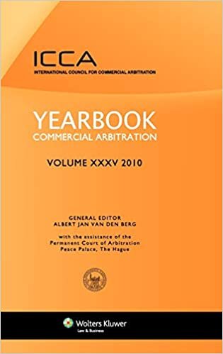 Yearbook Commercial Arbitration Volume XXXV 2010: 35 (International Council for Commercial Arbitration)