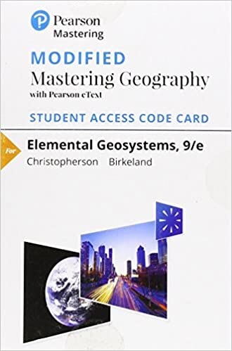 Modified Masteringgeography Access Card for Elemental Geosystems