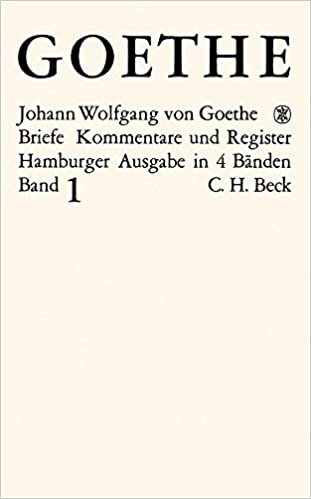 Goethe, Johann Wolfgang v.: Briefe, I
