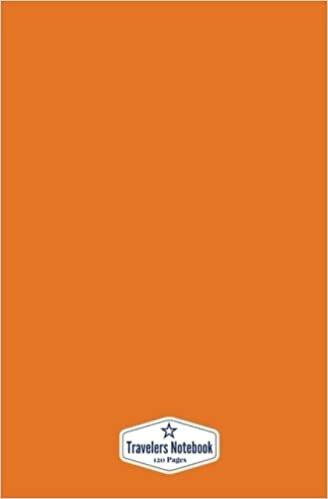 Travelers Notebook: Burnt Orange, 120 Pages, Blank Page Notebook (5.25 x 8 inches) (Sketch Book) indir