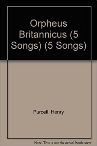 Orpheus Britannicus: 5 Songs. mittlere Singstimme und Klavier.