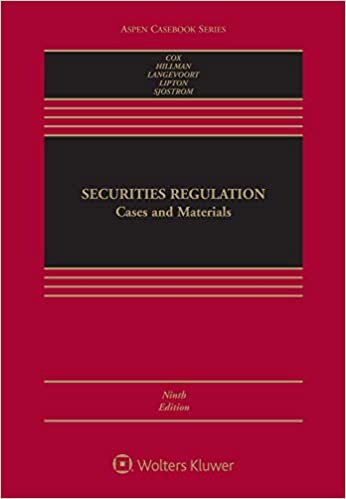 Securities Regulation: Cases and Materials (Aspen Casebook) indir