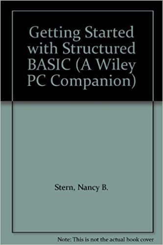 Getting Started With Structured Basic (A Wiley PC Companion)