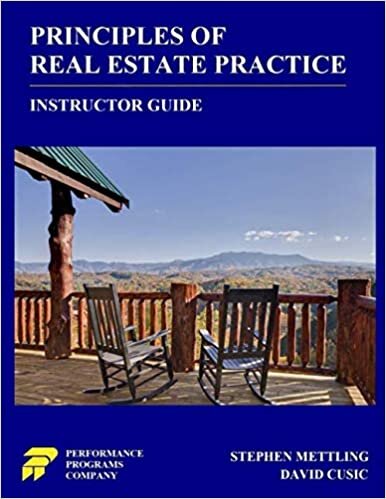 Principles of Real Estate Practice - Instructor Guide indir