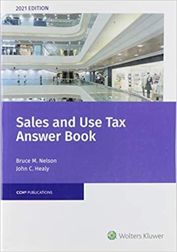 Sales and Use Tax Answer Book 2021 indir