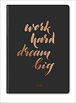 GlamLine Booklet Diary DREAM BIG 2019: Wochenkalender GlamLine