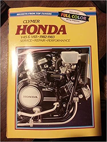 Honda 700-1100cc V Fours, 1982-85: Clymer Workshop Manual