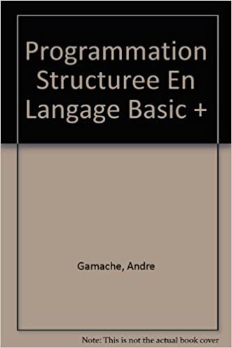 Programmation Structuree En Langage Basic +