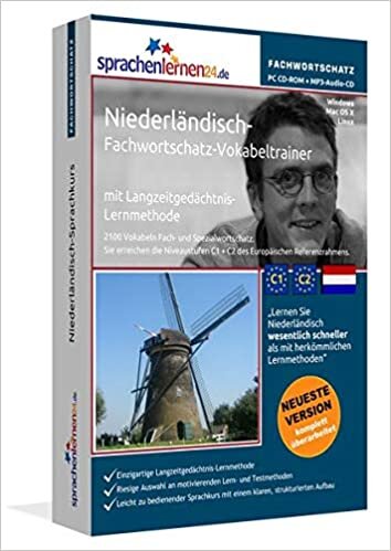 Niederländisch-Fachwortschatz-Vokabeltrainer mit Langzeitgedächtnis-Lernmethode von Sprachenlernen24.de: 2100 Vokabeln und Redewendungen. PC CD-ROM+MP3-AudioCD. Für Windows 8,7,Vista,XP/Linux/Mac OS X