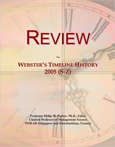 Review: Webster's Timeline History, 2005 (S-Z)