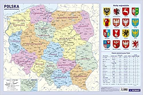 Podkladka Administracyjna mapa Polski indir
