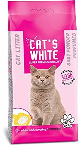 Cat's White Pudralı Kedi Kumu 5 Kg.