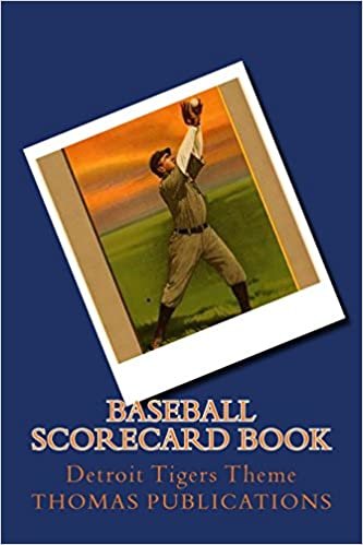 Baseball Scorecard Book: Detroit Tigers Theme