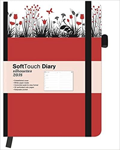 2018 Tulips Diary - teNeues SoftTouch Diary Silhouettes - 16 x 22 cm