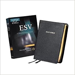 ESV Clarion Reference Edition Black Calf Split Leather ES483:X