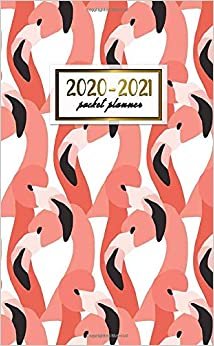 2020-2021 Pocket Planner: 2 Year Pocket Monthly Organizer & Calendar | Cute Jungle Flamingo Two-Year (24 months) Agenda With Phone Book, Password Log and Notebook indir