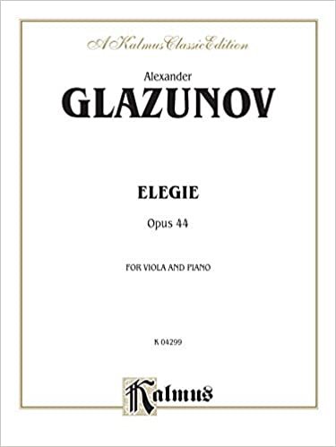 Elegie for Viola, Op. 44 (Kalmus Edition)
