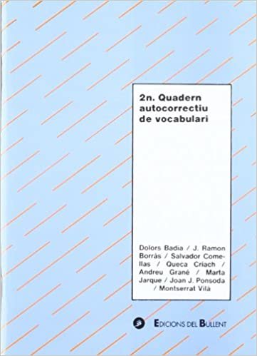 2n Quadern autocorrectiu de vocabulari (Quaderns autocorrectius, Band 2) indir