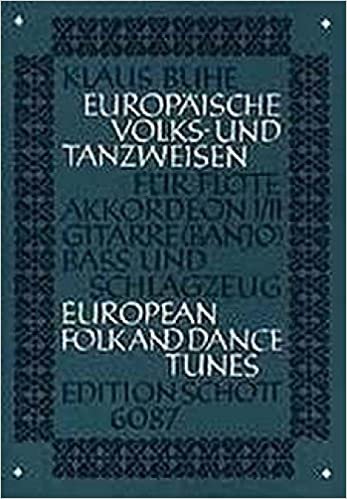 Europäische Volks- und Tanzweisen: Flöte, Akkordeon I/II (E-Gitarre), Gitarre (Banjo), Bass und Schlagzeug. Stimmensatz. indir