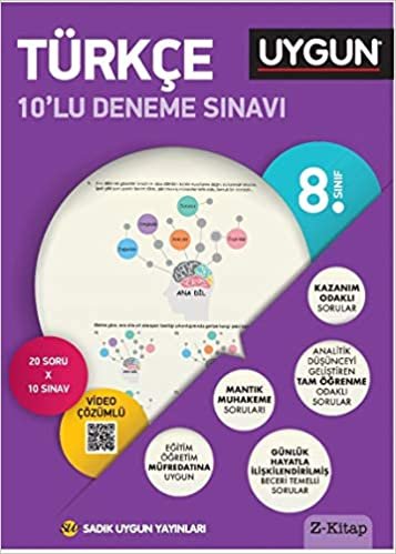 Sadık Uygun 8.Sınıf LGS Türkçe10'lu Deneme Sınavı