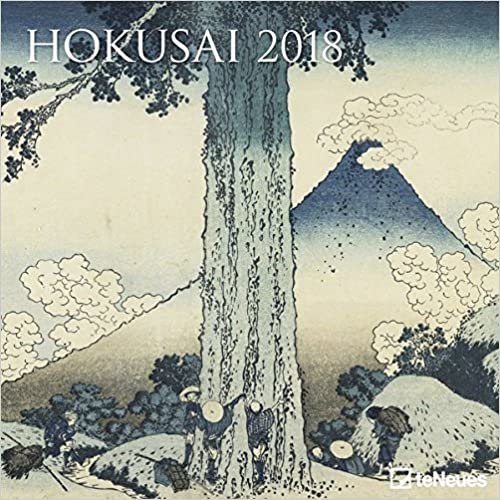 2018 Hokusai Calender - teNeues Grid Calendar- Art Calender - 30 x 30 cm indir