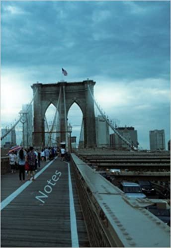 Mini Notizbuch - New York Brooklyn Bridge Color: ca. DIN A6 - liniert