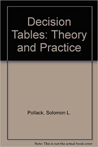 Decision Tables: Theory and Practice