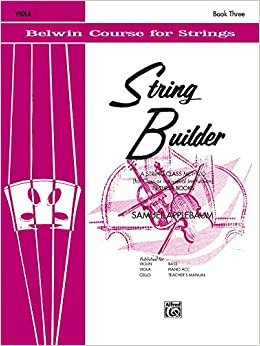 String Builder, Bk 3: Viola (Belwin Course for Strings) indir