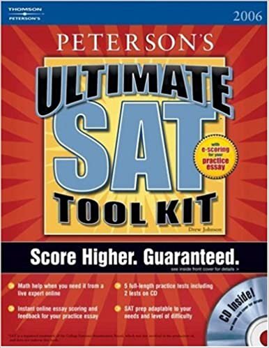 Ultimate New SAT Tool Kit 2005 w CD-ROM (Peterson's Ultimate New SAT Tool Kit) indir
