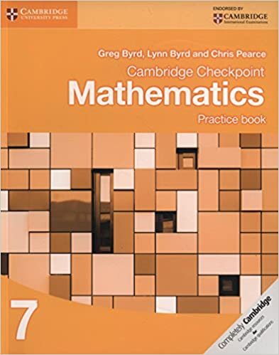 Cambridge Checkpoint Mathematics Practice Book 7 (Cambridge International Examinations)