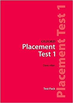 Oxford Placement Tests 1. Pack Revised Ed: Test pack 1 indir