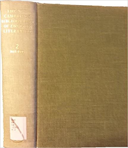 The New Cambridge Bibliography of English Literature: Volume 2, 1660–1800: 002 indir