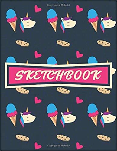 BLANK SKETCHBOOK FOR GIRLS UNICORN: Variety of Templates with bubbles - Draw and Create Your Own Comic Book: 8.5 x 11 with 120 Pages Journal Notebook ... for artists of all levels (Blank Comic Books) indir