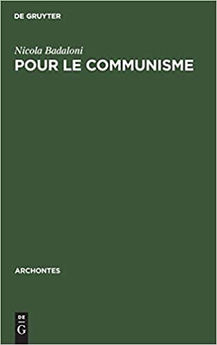 Pour Le Communisme: Questions de Théorie (Archontes, 9)