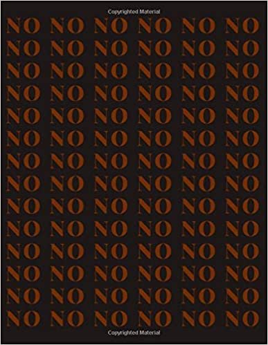 NO: Say NO! A Notebook for contesters. For everyone who want to make use of dotted backround (Dotts Matter, Band 41) indir