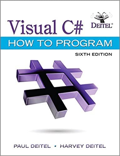 Visual C# How to Program (Deitel Series)