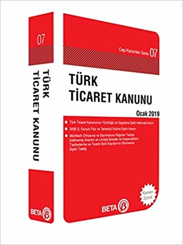 Türk Ticaret Kanunu: Cep Kanunları Serisi 07