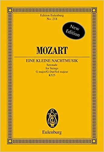 Eine Kleine Nachtmusik - Serenade for Strings in G Major, K. 525. Miniature Score