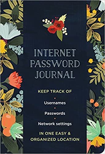 Internet Password Journal - Modern Floral indir