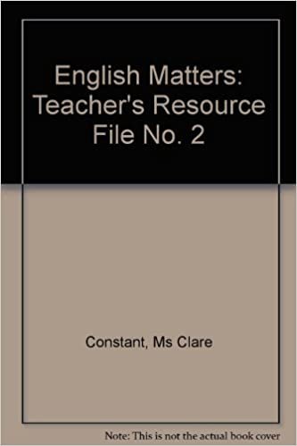 English Matters 11-14 Teacher's File 2: Teacher's Resource File No. 2