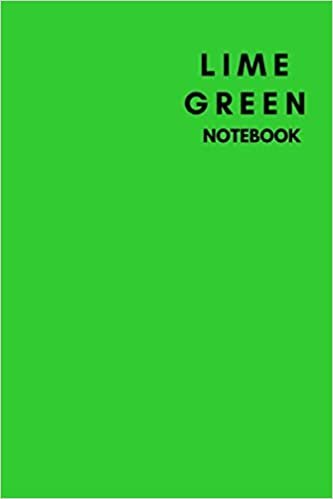 LimeGreen Notebook: Subtitle: Notebook,Journal, Diary,the notebook for creative note taking or journaling at school.Perfect gift for Women and Men (110 Pages, Blank, 6 x 9)