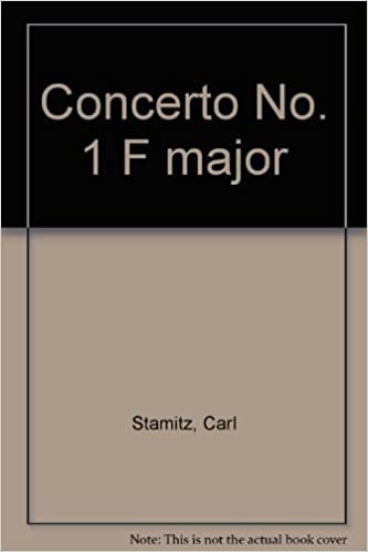 Concerto No. 1 F Major Clarinette-Ensemble de Partitions indir