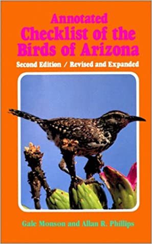 Annotated Checklist Of The Birds Of Arizona indir