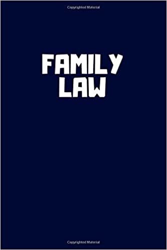Family Law: Single Subject Notebook for School Students, 6 x 9 (Letter Size), 110 pages, graph paper, soft cover, Notebook for Schools.