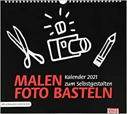 times & more Bastelkalender 2021, schwarz