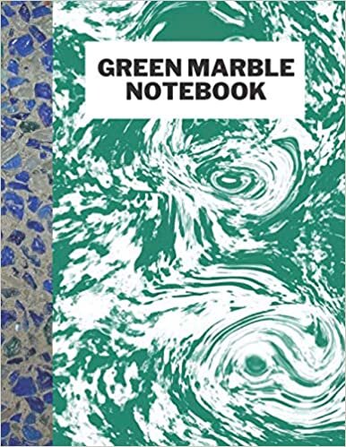 Green Marble Notebook: Marble Design Notebook