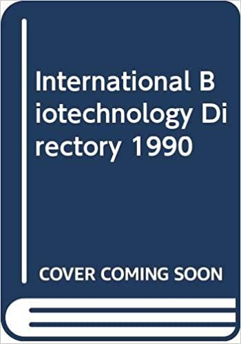 International Biotechnology Directory 1990