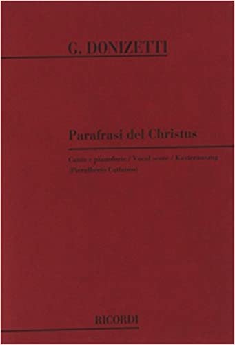 Parafrasi Del Christus. Cantata Spirituale Per