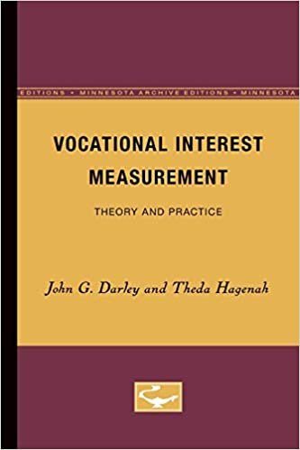 Vocational Interest Measurement: Theory and Practice (Minnesota Library on Student Personnel Work) indir