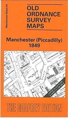 Manchester (Piccadilly) 1849: Manchester Sayfa 29 (Manchester Eski Muhimmat Arastirma Haritalari)